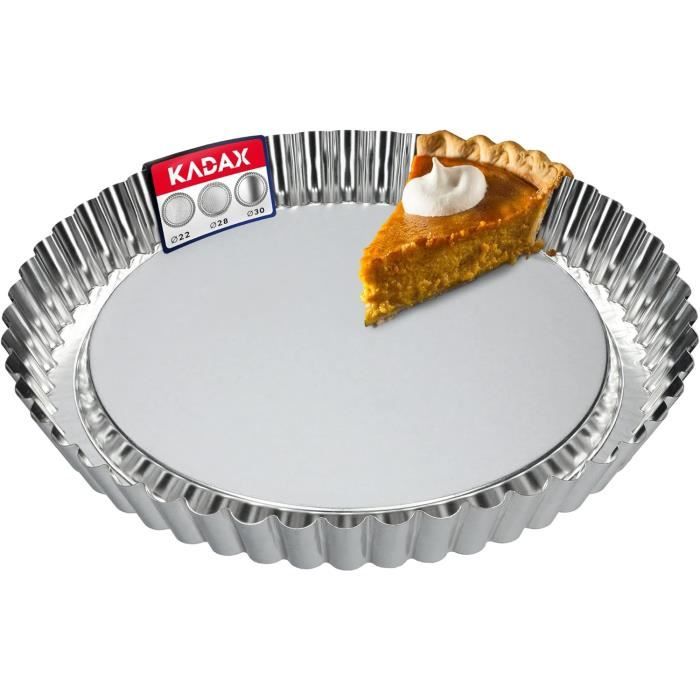 Lot De 2 Moule A Tarte Fond Amovible 28cm+22cm Moules A Tartes Tartes