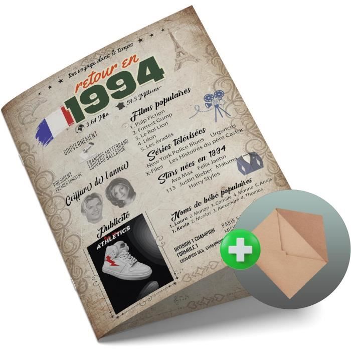 ® Carte Anniversaire 30 Ans \ Idee Cadeau Homme 30 Ans Anniversaire Femme Enveloppe Incluse