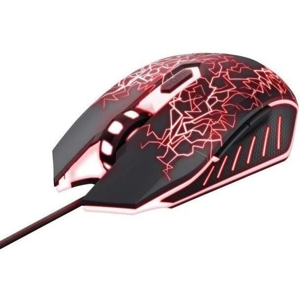 TRUST Souris Gaming Filaire Izza Illuminated GXT105X