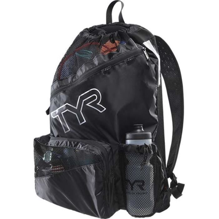 Sac filet de natation Tyr Elite Team 40L noir blanc TU