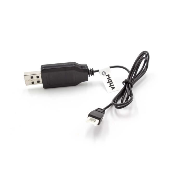 Câble USB de chargement pour drone Syma H5C, JJRC H5, X5, X5C, X5S - vhbw