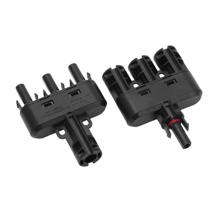 Connecteur Solaire En T Pour Panneaux – 2 En 1, Parallèle | IP67, 50A, 1500V | Compatible MC-4, Installation Facile - 7