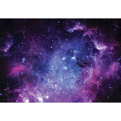 Papier Peint Intissé Galaxie Chambre Enfant 254x184 cm Cosmos Photo Non Tissé Muraux Trompe l'oeil