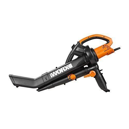 WORX Souffleur Aspirateur Broyeur WG505E outil 3 en 1 vitesse de soufflerie de 335kmh sac de vitesse variable léger et maniable à une main - vue 2