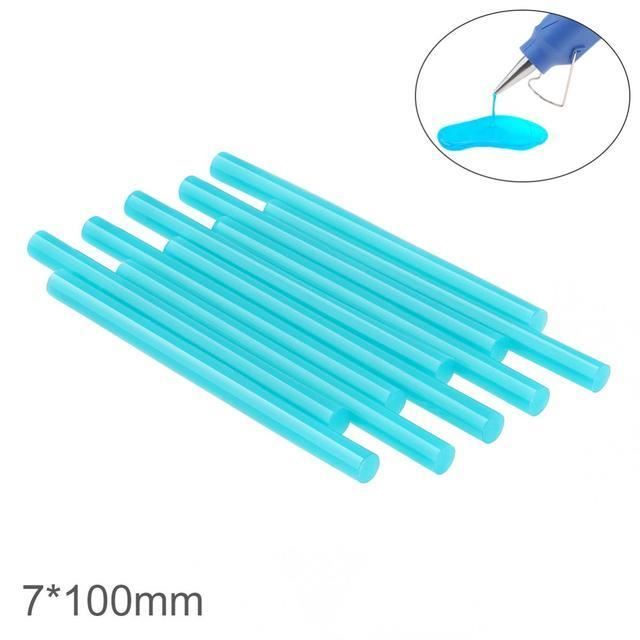 150 Pièces 7mm X 100mm Leeyunbee Bâtons De Colle Chaude, Adhésif