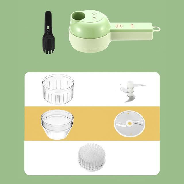 Broyeur à ail - Robot de Cuisine portable sans fil pour légumes, fruits