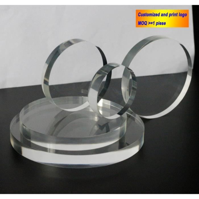 Personnalisé Acrylique Transparent Cœurs 4cm De Large Table Décorations.