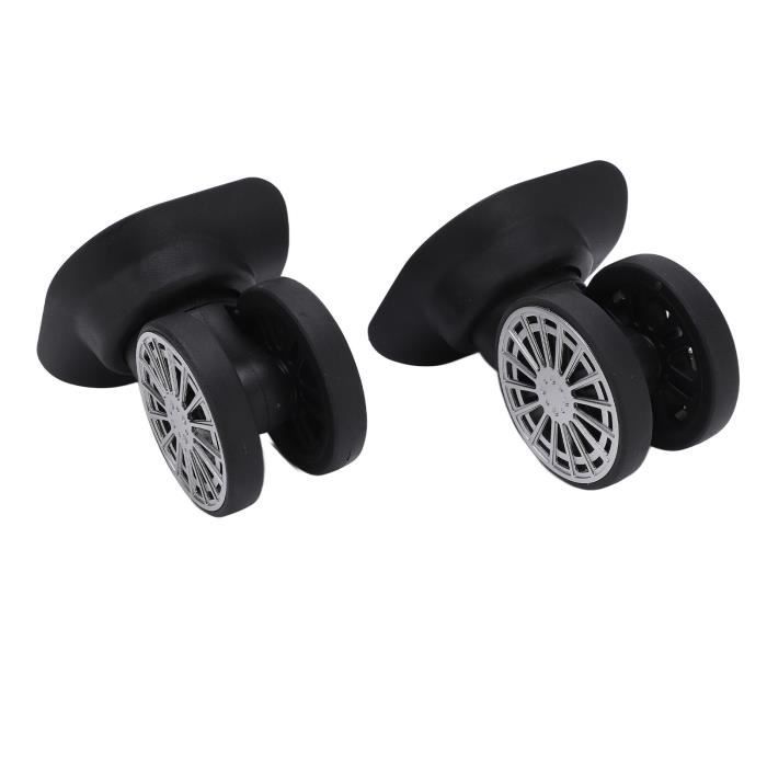 BQLZR Roues Pivotantes Universelles Pour Bagages - Roue PVC W013 Avec Vis Et Tournevis