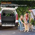 Vvikizy housse de siège de voiture pour animaux de compagnie Housse de siège de voiture pour chien, animalerie kit Bord noir-1