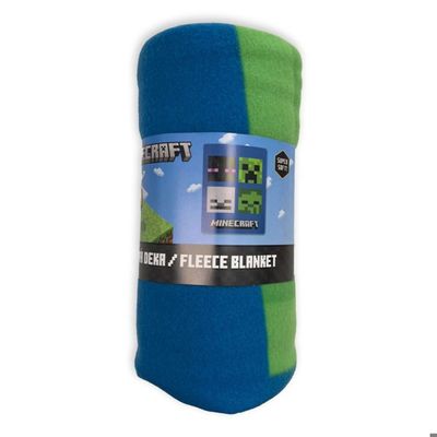 Couverture Polaire Minecraft Pour Enfant 100x150 Cm - Microfibre Douce Licence Officielle