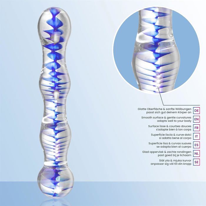 Gode en Verre Gode Double Dong Godemichets Annal pour Homme Gode Femme ...