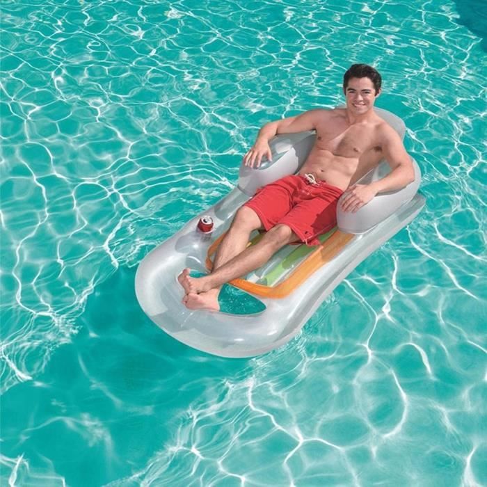 Subtail Bouee Piscine - Tropischer Stil Matelas Piscine - Fauteuil