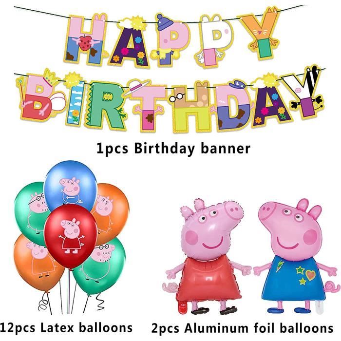 Bon anniversaire  Peppa pig birthday, Peppa pig happy birthday