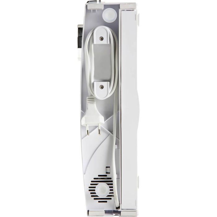 Trancheuse DOMO DE522S - Lame 22cm Dentée - 200W - Réglage 0-15mm - Pour Pain, Fromage, Viande