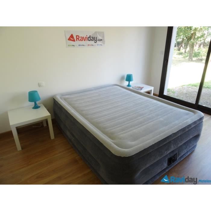 Matelas gonflable 2 personnes Intex Comfort Plush Elevated Queen
