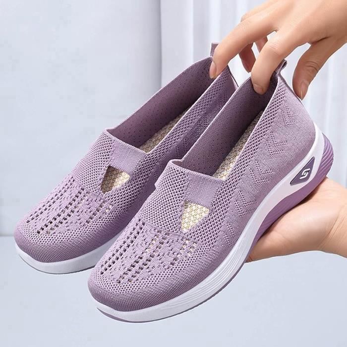 Chaussures de marche à coussin d'air pour femmes, chaussures orthopédiques antidérapantes, Mules à plateforme, baskets respirantes à semelle compensée