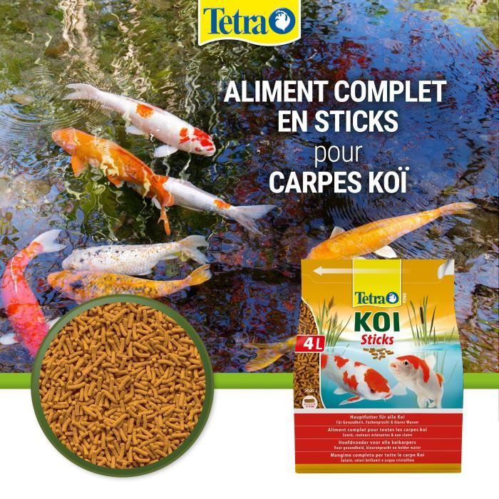 TETRA Aliment complet stick - Tetra Pond Koï stick - 4 L - Pour