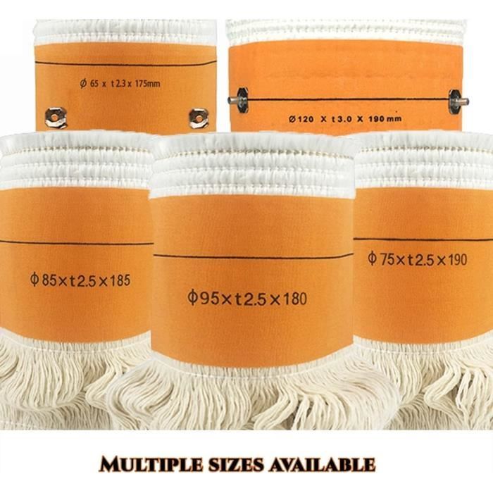 Lot De 2 Noyaux Pour Chauffage Au Kérosène - 65x175 Mm En Fibre De Verre Coton - Compatibles Poêles à Pétrole - 5
