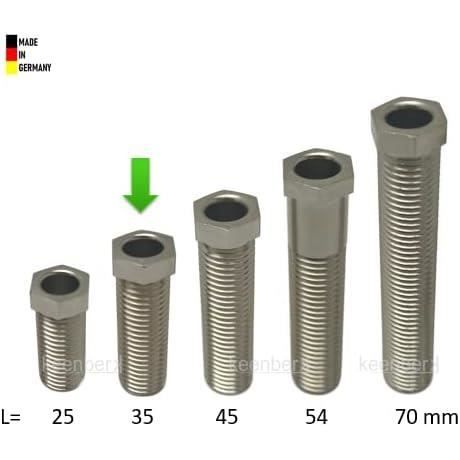 Vis Creuses Pour évier - 5 Pièces En Acier Inoxydable M12 45 Mm