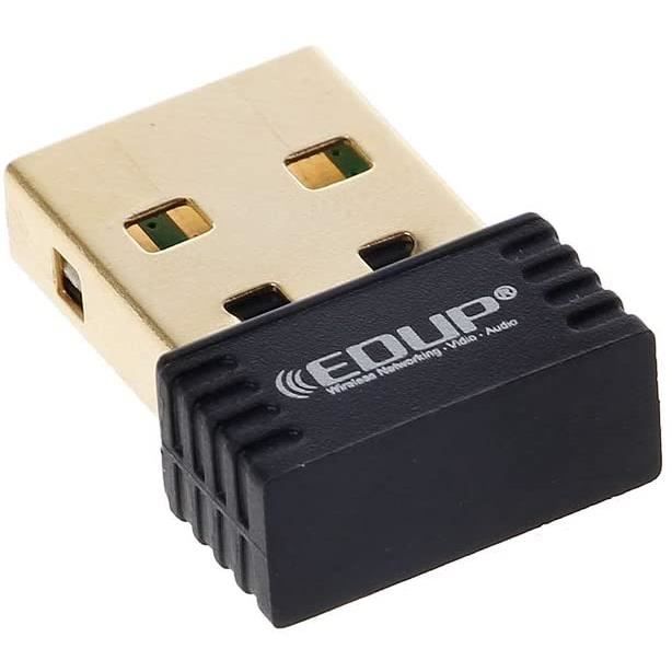Edup Cle USB Wifi Sans Fil Adaptateur Wifi Récepteur Ethernet Carte Pour PC  Ordinateur - transmission 2,4 G jusqu'à 150 Mbps