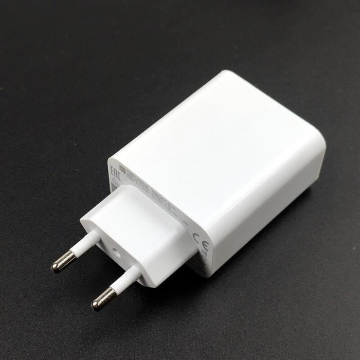 Prise secteur USB-C Quick charge 27W d'origine Xiaomi