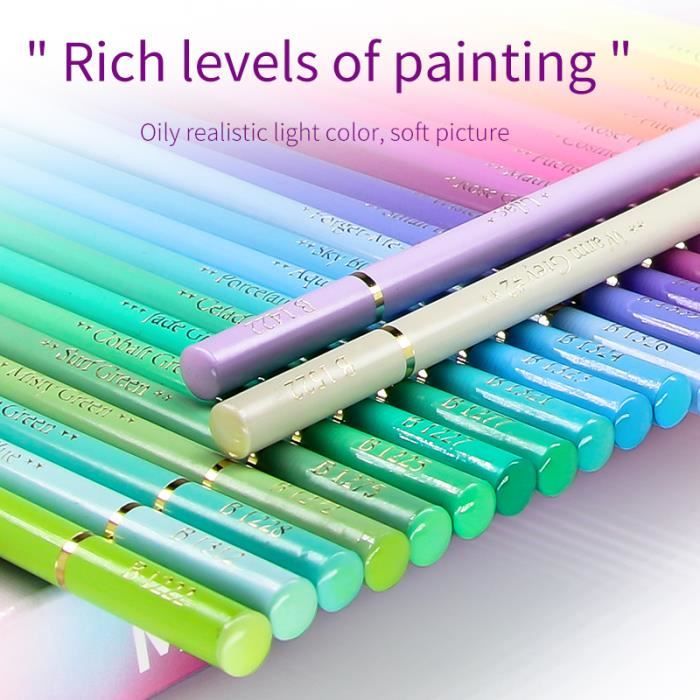 Pretty Colors Crayons de couleur pastel doux et tendance non toxiques pour  fournitures scolaires[O2021] - Cdiscount Beaux-Arts et Loisirs créatifs