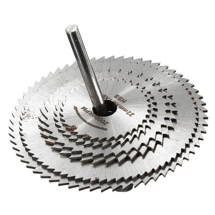 Ensemble de disques de coupe polyvalents pour outil rotatif 11 pièces  durables