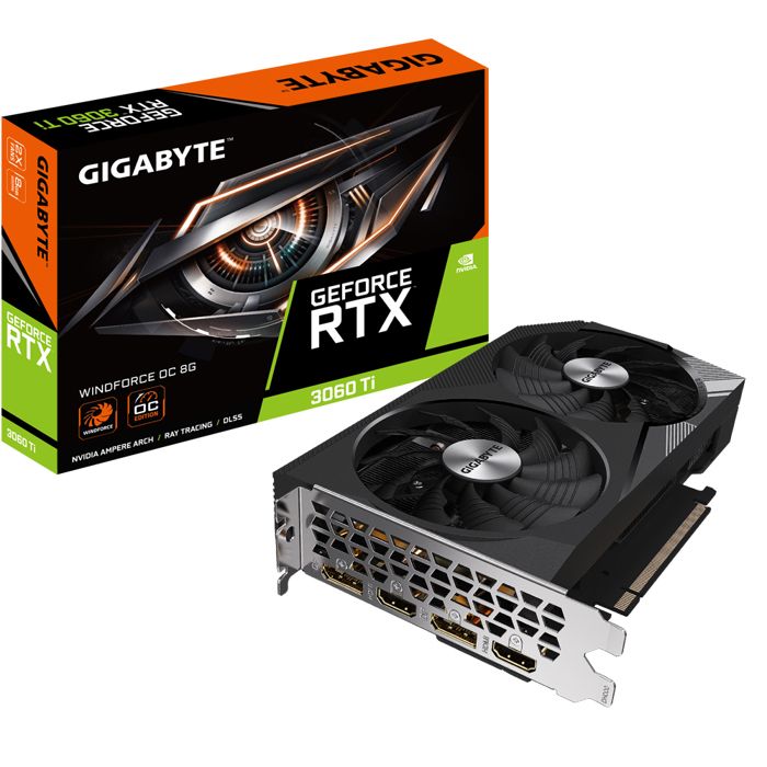 Carte graphique - GIGABYTE - AORUS GeForce RTX 3060 Ti - 8 Go