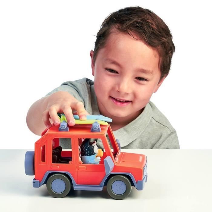 Voiture 4x4 Bluey Avec Figurine Articulée - Jouet Pour Enfants Inspiré Du Dessin Animé