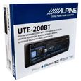 1 ALPINE UTE-200BT autoradio 1 din numérique multimédia stéréo récepteur usb/flac/mp3/wma/aac avec tuner de numérique bluetooth-3