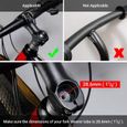 Potence de Guidon Fourche Extenseur VTT Bicyclette Étendre Riser pour 1-1/8" 28.6mm Vélo Aluminium Noir INKBIRD-3