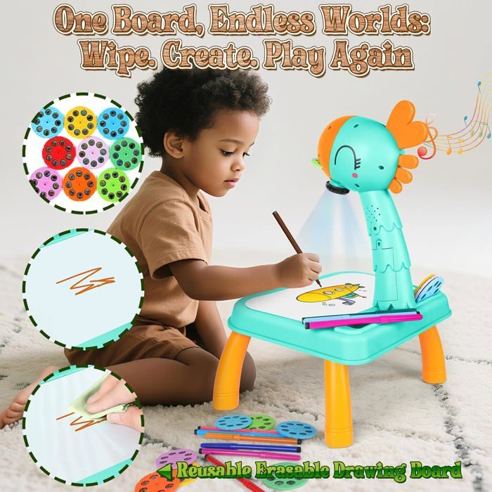 Projecteur de dessin pour enfants,Table de dessin artistique,jouets