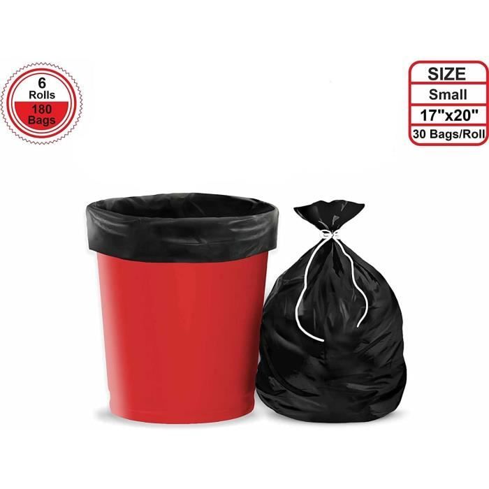 Sacs-poubelles biodégradables 55x60 cm 100 pièces - Ekoe®