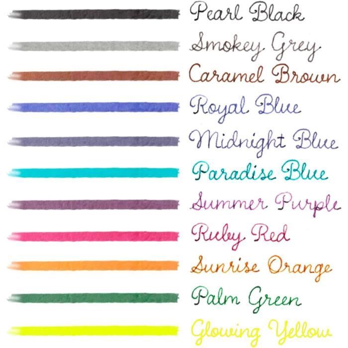 Monteverde Standard Cartouches D'Encre Pour Stylo à Plume - Brun (Lot