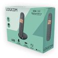 Téléphone fixe sans fil - LOGICOM - DECT ILOA 155T SOLO - Noir - Avec répondeur-4