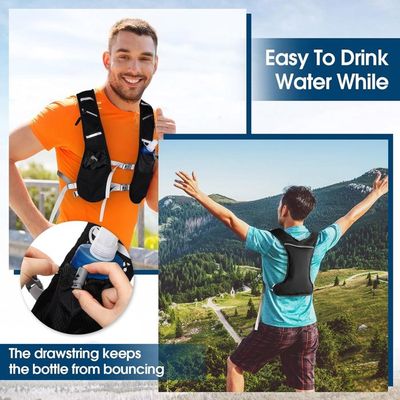 Poche D'hydratation Zalati 2L – Matériau EVA Sans BPA, Température -20 à 50°C, Ouverture Large 9cm, Tuyau Amovible – Pour Randonnée, Vélo, Camping, Course