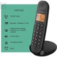 Téléphone fixe sans fil - LOGICOM - DECT ILOA 155T SOLO - Noir - Avec répondeur-5