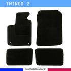 AUTOSWEET Tapis de voiture - Sur Mesure pour TWINGO 2 (2007 - 2014) - 4 pièces - Tapis de sol antidérapant pour automobile