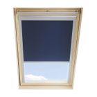 SOLSTRO Store Occultant compatible avec VELUX GGL C04, GGU C04, GHL C04, GHU C04, GPU C04 - Bleu Foncé - Intérieur