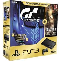 Pack PS3 500 Go Gran Turismo 6 + The Last Of Us - Sony - Console salon - Noir - 500 Go