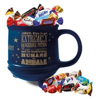 HARRY POTTER - Mug Chaudron garni de 20 chocolats Célébrations - Idéal pour Pâques - LICENCE OFFICIELLE
