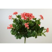 Géranium artificiel MIA sur piquet, rose, 40 cm, Ø 40 cm - Faux géranium - Fleur artificielle - artplants