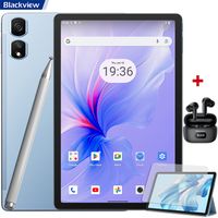 Blackview Tab 16 Pro Tablette Tactile 10.95" 24Go+256Go-SD 1To 7700mAh 13MP+8MP Android 14 Dual SIM-PC Mode Bleu Avec Airbuds 8