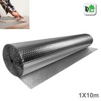 Film isolant en aluminium LILIIN pour radiateurs et toits - 10m - 3-4mm