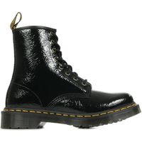 Boots Dr Martens 1460 - Femme - Cuir - Noir - Talon 2 - Lacets
