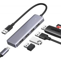 Hub USB 3.0 en Aluminium Multi USB 4 Ports - UGREEN