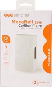 SONNETTE - CARILLON Cfi0006 Carillon Filaire Sonnette Filaire Électromécanique 1 Mélodie Visserie Et Notice Comprises Mecabell 3248[J41]