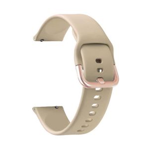 BRACELET MONTRE CONNEC. kaki 22mm-Bracelet en silicone pour Garmin Vivoact