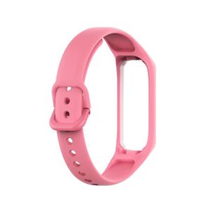 BRACELET MONTRE CONNEC. rose - Bracelet de rechange pour Samsung Galaxy Fit 2 SM R220, en Silicone, sport, pour femmes et hommes, Fit