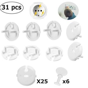 15 Caches Prises De Securite 5 Cles Couvercle De Protection Securite Contre Les Chocs Electriques Prise Pour Enfant Prise 2 Trous Plastique Pratique Bebe Francaise Securite Domestique Bebe Puericulture